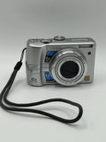 Panasonic Lumix DMC-LZ7 Silver 7.2MP Camera & SD Card / Working