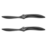 2 Pcs 10x6 Inch Propeller 2-Vane Blades Props for RC Airplane Aircraft, Black