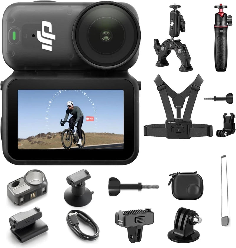 DJI Osmo Nano Motorcycle Multi-POV Combo (128GB) - Waterproof Vlogging Camera