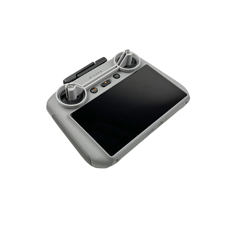 Gray controller rocker holder bracket accessory with cable mount for DJI Air 3 RC2