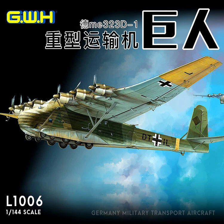 Great Wall Hobby L1006 1/144 German Military Transport Aircraft Me323 D-1 Gigant