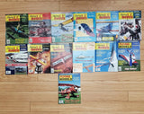 Set of 13 Flying Models hobby magazines with radio-controlled airplane covers