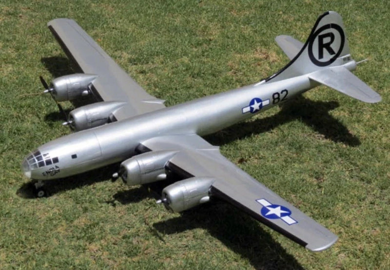 Guillow's Boeing B-29 Superfortress 53" Wingspan RC Airplane Short Kit + Plan