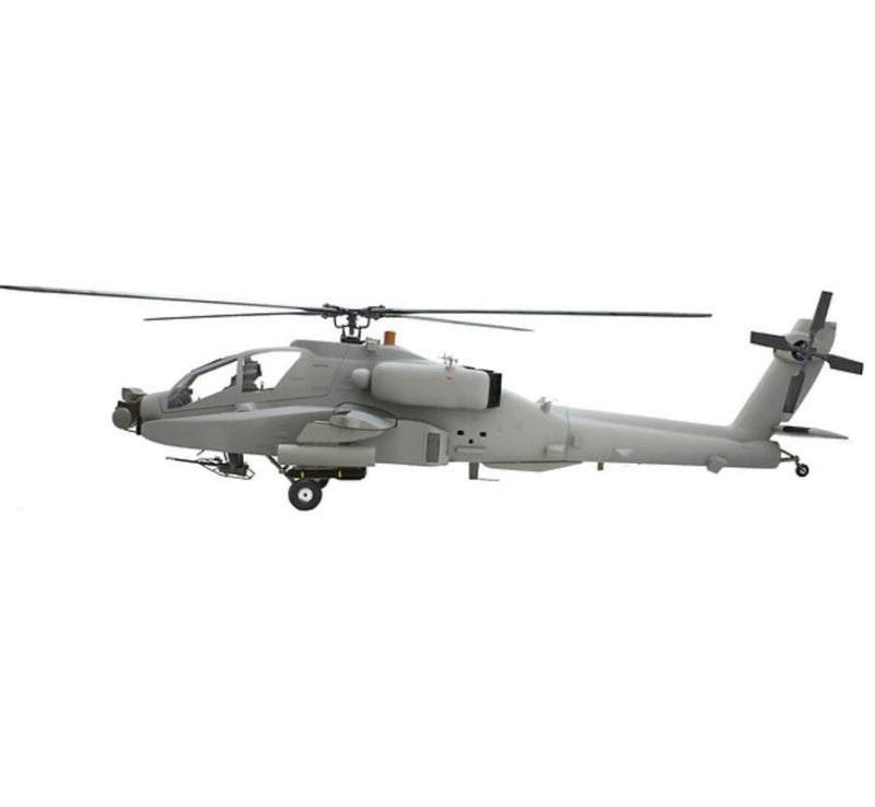 700size Military AH-64 ARF Army RC Helicopter scale Fuselage Grey SM2.0 Version