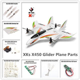 WLtoys XKS X450 RC Glider Plane Spare Parts Motor/Circuit board/Servo/Tail Blade