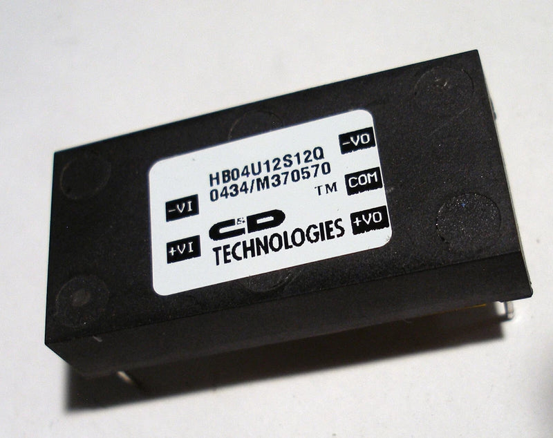 Murata HB04U12S12Q Isolated DC/DC Converter 10.8 - 13.2 VDC Input, 12 VDC Output