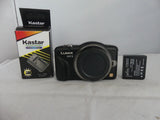 Panasonic LUMIX DMC-GF3 12.1MP (Body Only). Works great with some dead pixels.