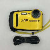 Fujifilm FinePix XP120 Yellow 3" LCD 5x Optical Zoom Waterproof Digital Camera