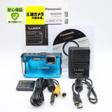 ¡¾EX+5¡¿ Panasonic Lumix Dmc-Ft3 Blue Digital Camera JAPAN w/ Accessories