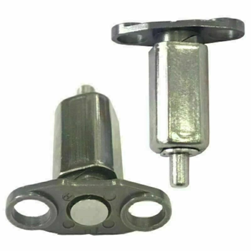 Metal front motor arm axis pin with bracket plate and mounting holes, for repair spare part