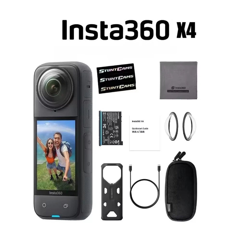Insta360 X4 Action Sport Camera 8K Waterproof 360?? Wide-Angle Invisible Selfie