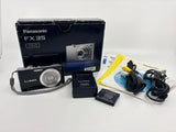 Panasonic LUMIX DMC-FX35 Digital Camera Black 10.1MP with Box & Accessories From