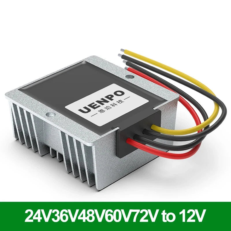 24V to 12V DC Step Down Converter 15-90V Input 36V 48V 60V 72V Buck Power Module