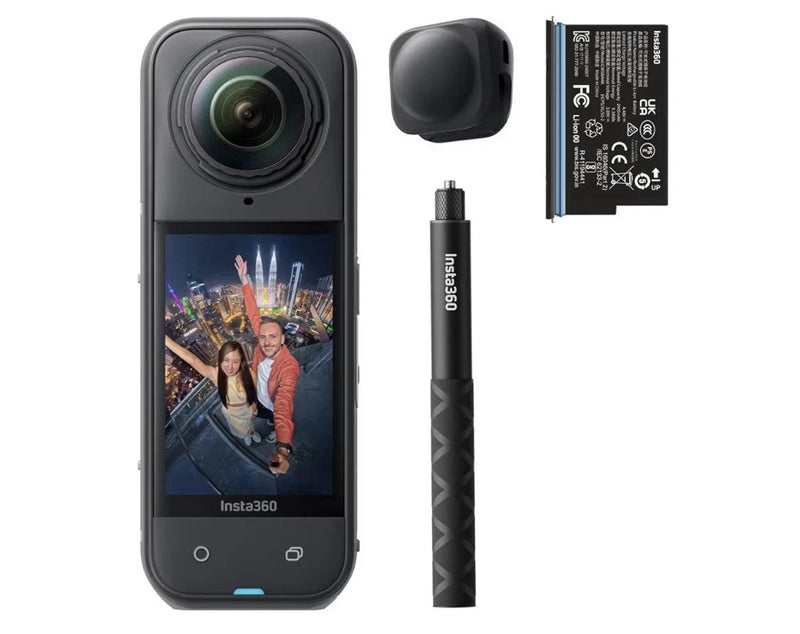 Insta360 X5 Starter Bundle Waterproof 8K 360?? Camera, Leading Low Light