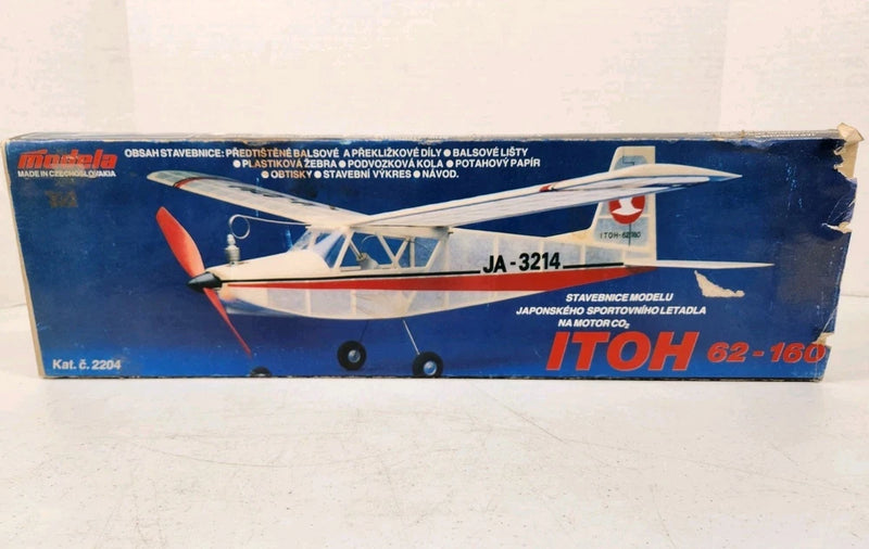 MODELA ITOH 62-160 RC FREE-FLIGHT MODEL AIRPLANE KIT #2204 UNBUILT!!