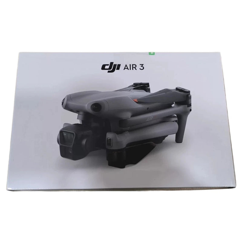 DJI Air 3 drone unit with gray body and black gimbal, no battery or controller