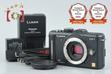 Panasonic LUMIX DMC-GF1 Black 12.1 MP Mirrorless Camera [Japanese Language Only]