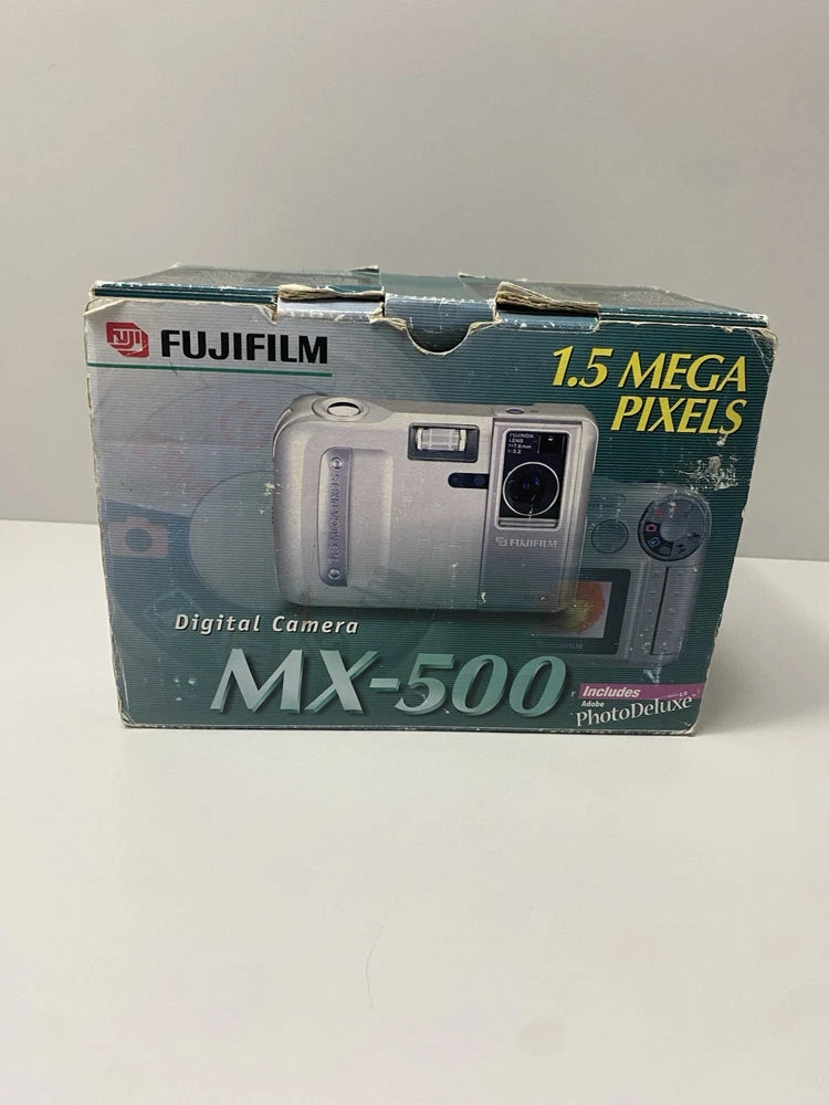 Vintage Fujifilm MX-500 Digital Camera - Boxed + Accessories - 1.5MP