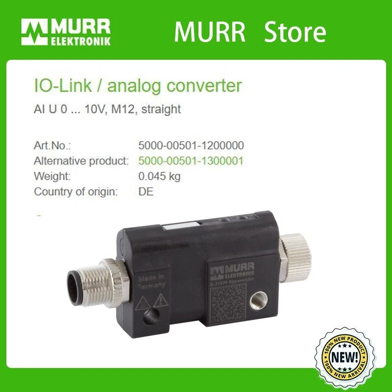 5000-00501-1200000 MURR IO-Link / analog converter AI U 0-10V M12 straight NEW