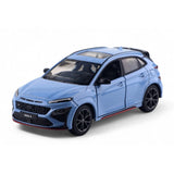 Hyundai KONA N 1:38 Diecast Model Car Blue Pull Back Toy