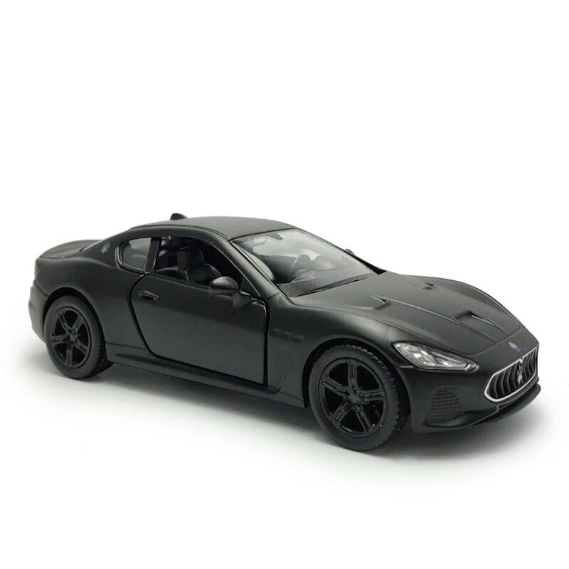 1:36 Maserati GranTurismo MC Model Car Diecast Toy Cars Metal Vehicle Black