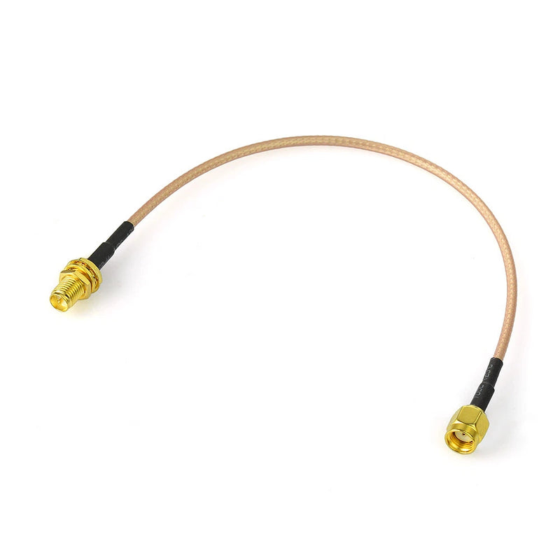 FPV 1.2g/2.4g/5.8g VTX/RX antenna extension cable rp-sma to rp-sma jack 20cm