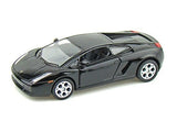 Brand New Kinsmart 5" Lamborghini Gallardo Diecast Model Toy Car 1:32- Black