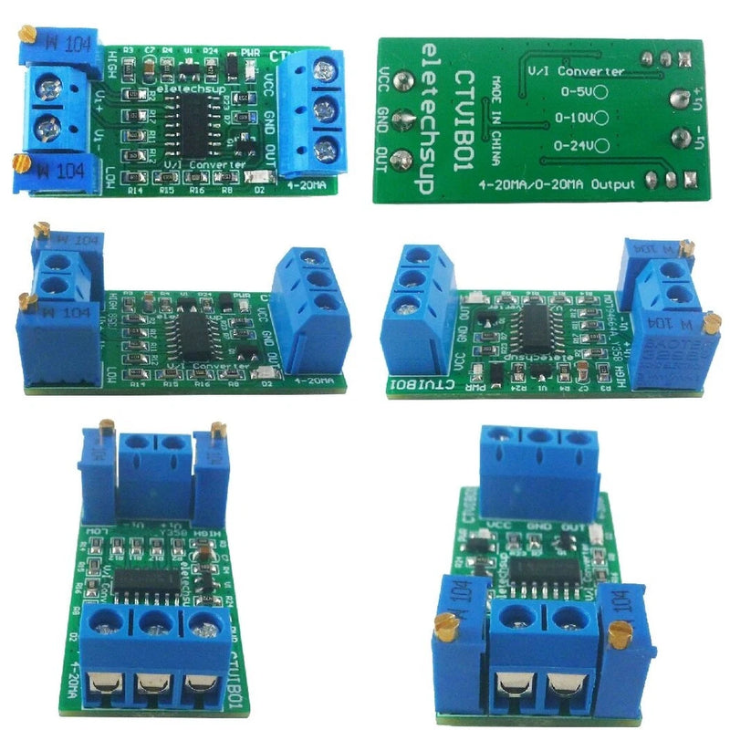 0-5V/0-10V to 4-20mA/0-20mA Voltage to Current Analog  V/I Linear Converter