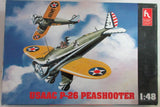 1:48 scale USAAC P-26 Peashooter model fighter airplane kit box with artwork