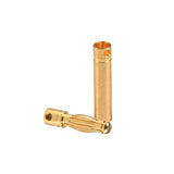 10 pairs* 4.0mm 4.0mm Banana Gold Bullet Connector DIY Lipo ESC Battery FM Battery