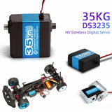 Waterproof Metal Gear 35KG Digital Servo Coreless 25T for 1/8 1/10 RC Car Robot