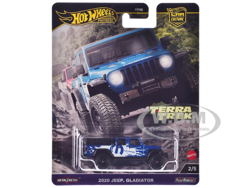 2020 JEEP GLADIATOR PICKUP BLUE "MOPAR" DIECAST MODEL CAR BY HOT WHEELS HRV91