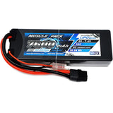 NHX Muscle Pack 2S 7.4V 7600mAh 35C Hard Case Lipo Battery w/ XT60 Connector Battery