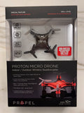 Propel PROTON micro drone sealed box, indoor/outdoor wireless quadcopter