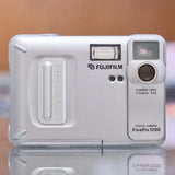 FUJIFILM FinePix 1200 Silver Digital Camera Y2K Retro Working Used