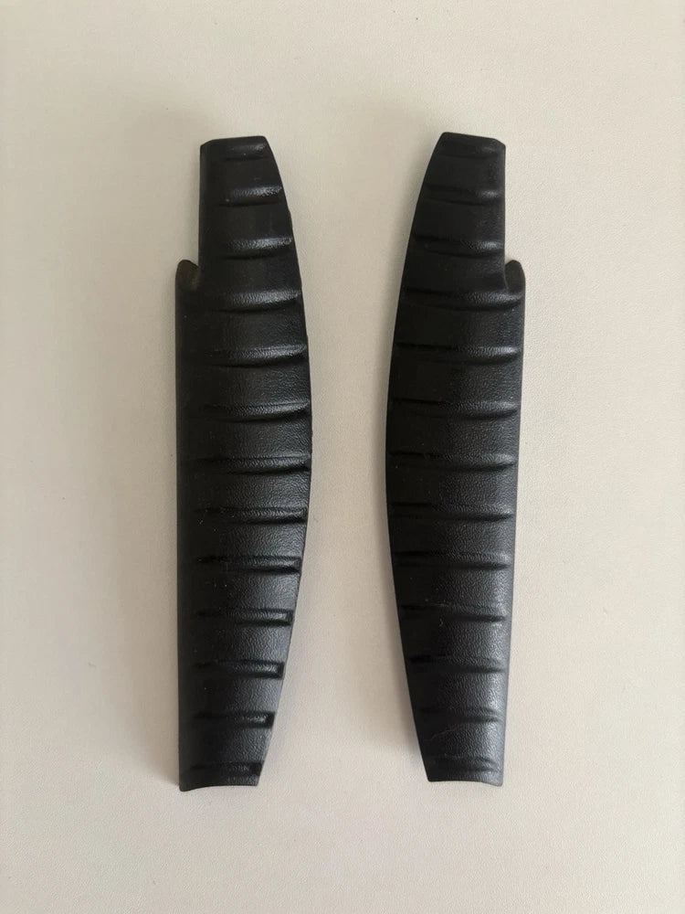 Pair of black rubber remote controller grips