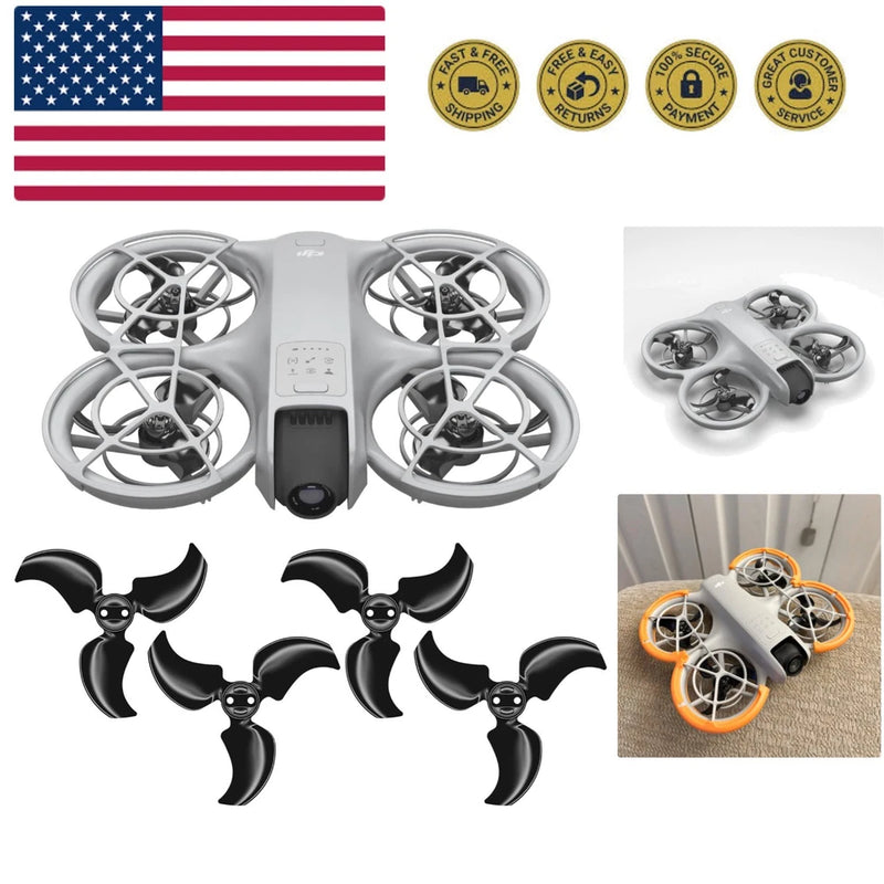 Stealth Propellers for DJI Neo - Black, 4 pcs