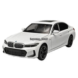 1/24 325Li Model Toy Car Diecast Toy Vehicle Doors Open Pull Back White