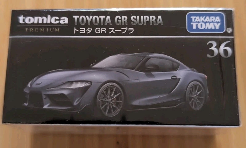 TAKARA TOMY TOMICA PREMIUM #36 TOYOTA GR SUPRA DIECAST MODEL CAR 1/60 NEW IN BOX