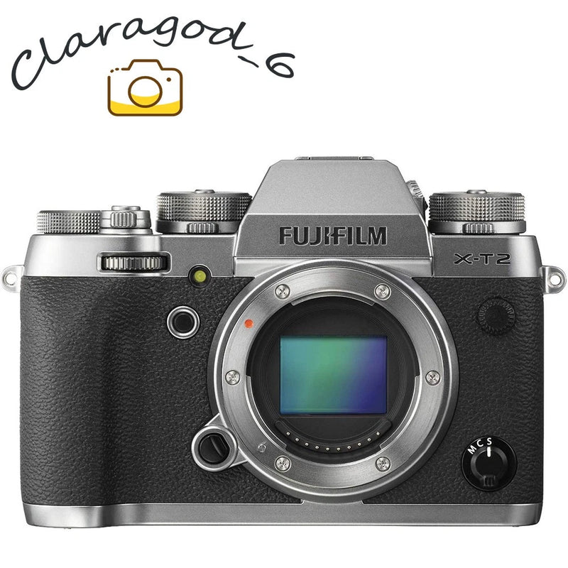 Fujifilm X-T2 24.3MP Mirrorless Digital Camera Body with Accessories - Silver