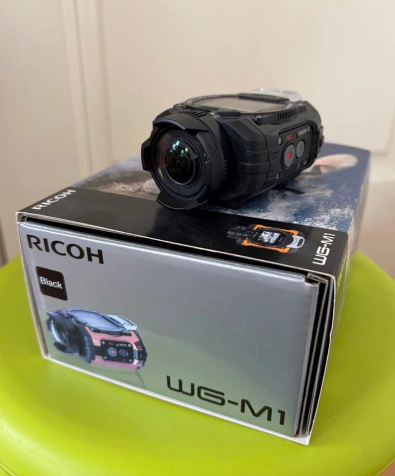 RICOH WG-M1 Waterproof Action Camera w/Box Strap 32GB  Micro SD EXC