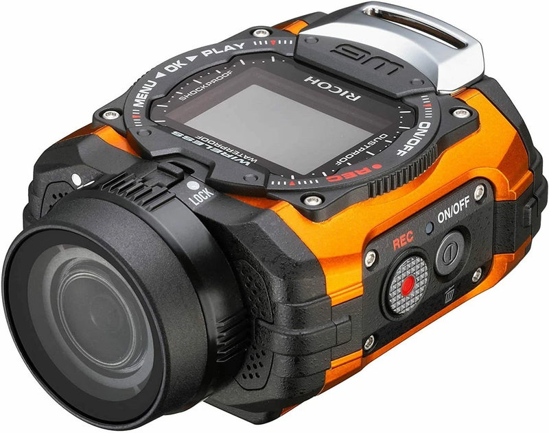 RICOH Waterproof Action Camera WG-M1 Orange WG-M1 OR 08286