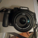 Panasonic Lumix FZ300 Bridge Camera 24x Zoom Leica Lens 4K Video Black