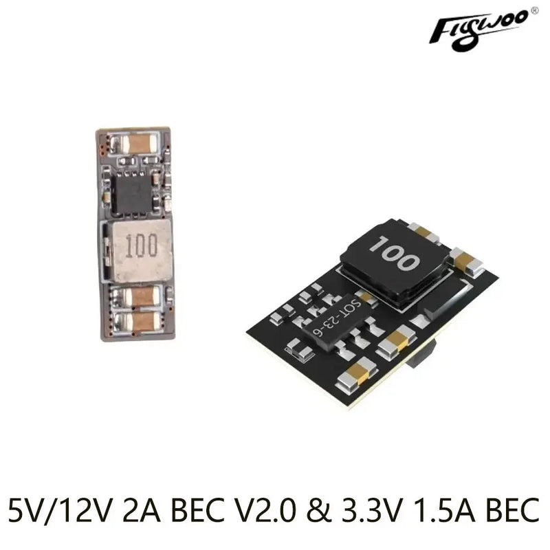 Flywoo 5V/12V 2A BEC V2.0/3.3V 1.5A BEC module for FPV Drone DIY Parts New
