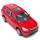 1:43 Subaru Forester Model Car Diecast Toy Vehicle Boys Toys for Kids Gifts Red