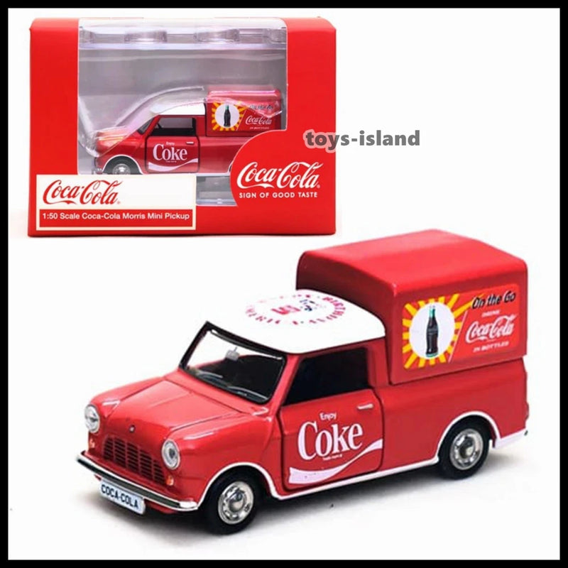 TINY Coca-Cola Morris Mini Pickup 1/50 NEW diecast car B