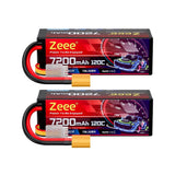 Zeee 4S Lipo Battery 7200mAh 14.8V 120C Hard Case RC Battery with XT90 Connec...