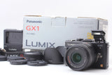 26 Languages [N MINT] Panasonic LUMIX DMC-GX1 14mm 14-42mm Double Lens Kit JAPAN