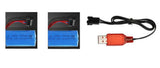 2x 7.4V 700mAh 14500 Li-ion Rechargeable Battery for RC Car Drift Monster Truck