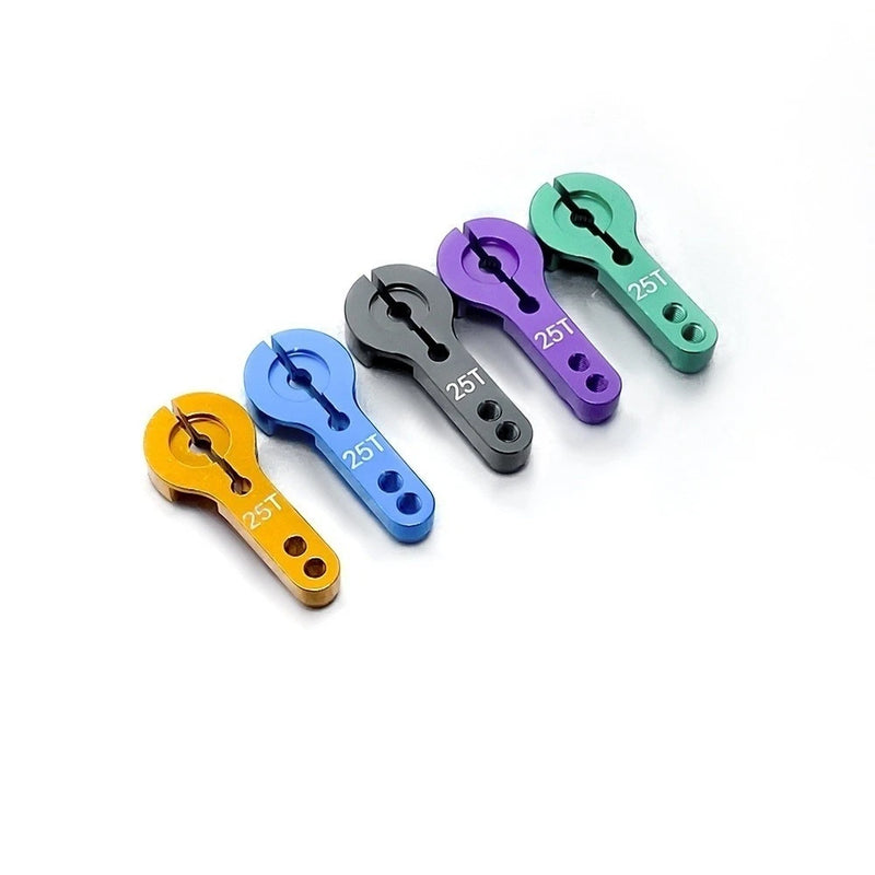 25T Servo Arm for RC Car/Plane/Boat (Orange/Blue/Purple/Green) 1 Piece